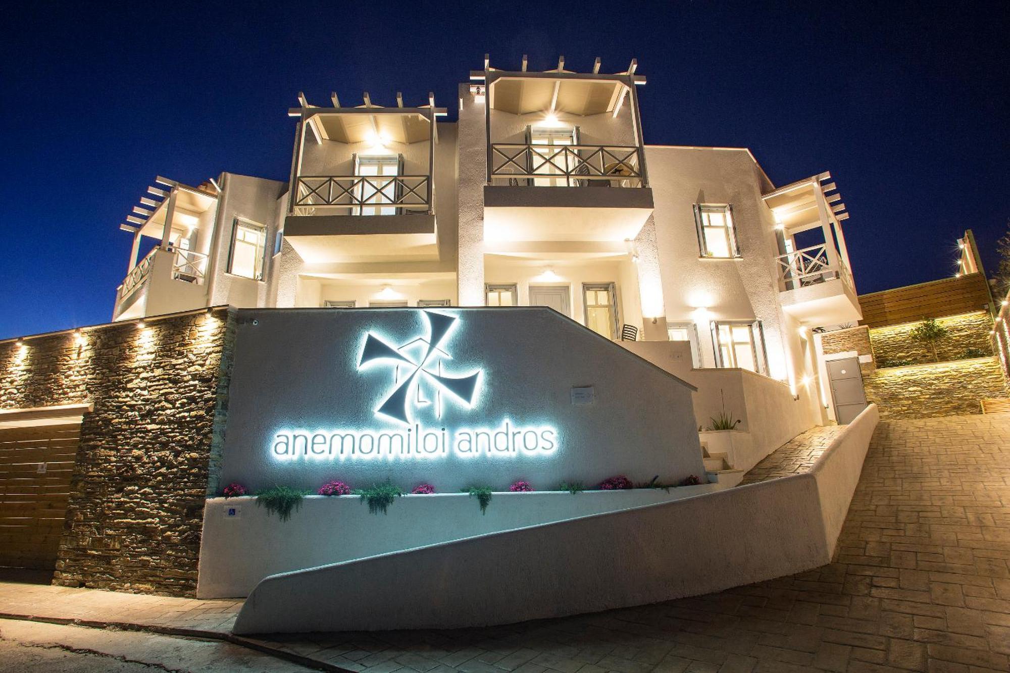 Anemomiloi Andros Hotell Exteriör bild